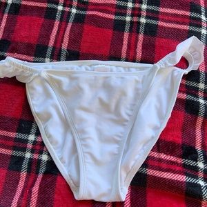 Like new white bikini bottoms